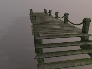woodenpier 3D Model