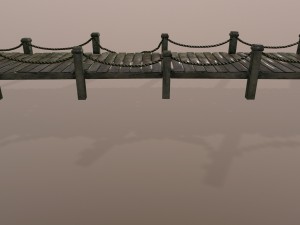 woodenpier Model 3D