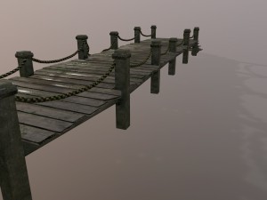woodenpier Model 3D