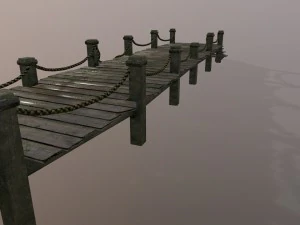 woodenpier 3D Model