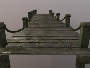 woodenpier Model 3D