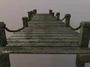 woodenpier 3D Model