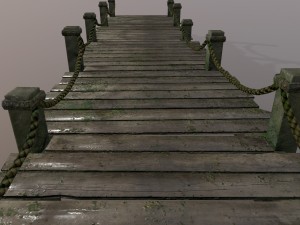 woodenpier Model 3D