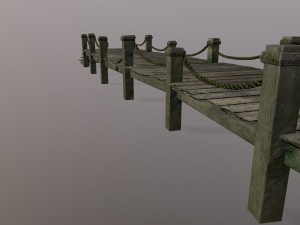 woodenpier Model 3D