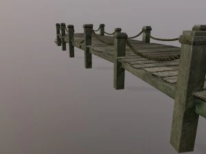 woodenpier 3D Model
