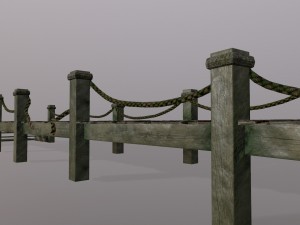 woodenpier Model 3D