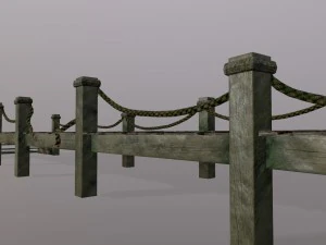 woodenpier 3D Model