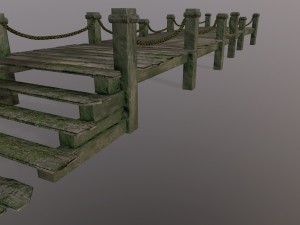 woodenpier Model 3D