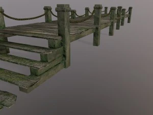 woodenpier 3D Model
