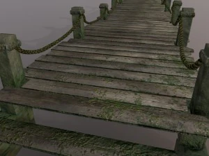woodenpier 3D Model