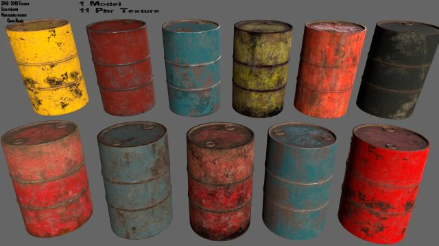 barrel 3D Model .c4d .max .obj .3ds .fbx .stl .blend