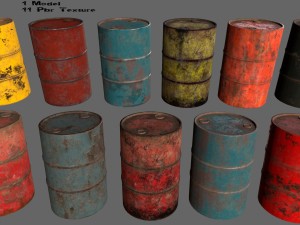 barrel 3D मॉडल