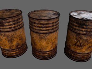 barrel set 3D Model