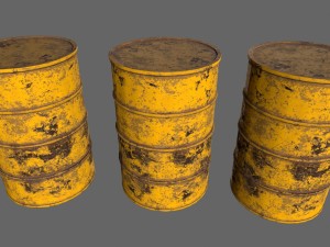 barrel set 3D 模型
