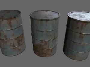 barrel set 3D 模型