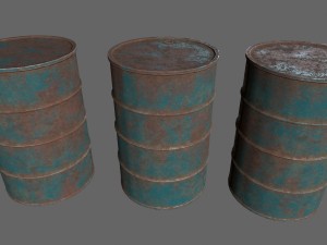 barrel set 3D 模型
