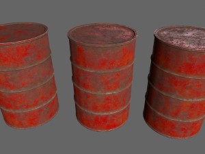 barrel set 3D 模型