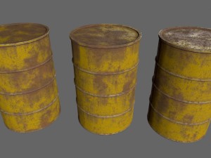 barrel set 3D 模型