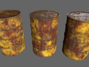 barrel set 3D 模型
