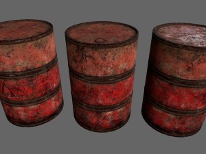 barrel set 3Dモデル