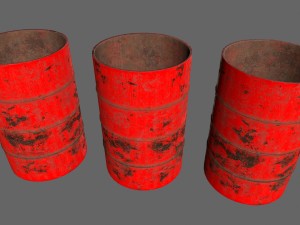 barrel set Modelo 3D
