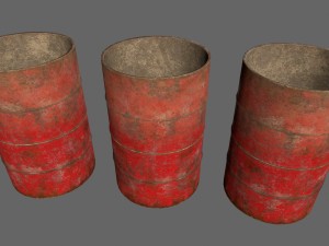barrel set Modelo 3D