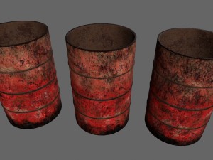 barrel set Modelo 3D