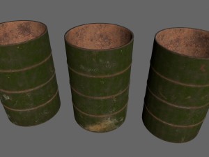 barrel set Modelo 3D