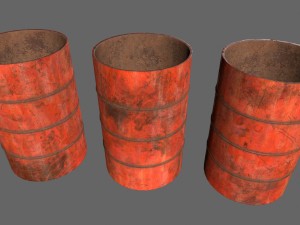 barrel set Modelo 3D