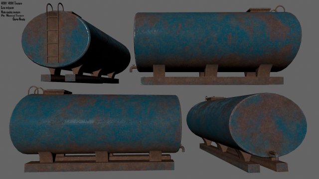 tanker Modèle 3D .c4d .max .obj .3ds .fbx .stl .blend 
