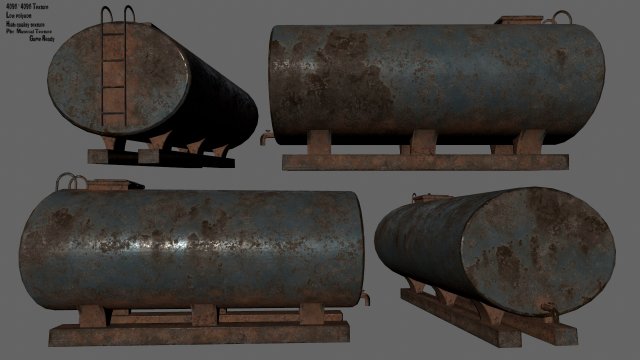 tanker Modelo 3D .c4d .max .obj .3ds .fbx .stl .blend 