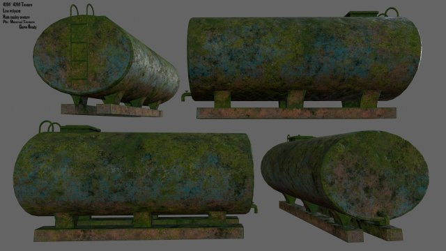 tanker 3D Модель .c4d .max .obj .3ds .fbx .stl .blend 