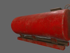 tanker 3D-Modell