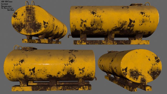 tanker 3D Модель .c4d .max .obj .3ds .fbx .stl .blend 
