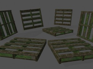 wood pallet 3D Model