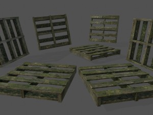 wood pallet 3D Model