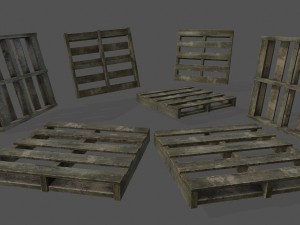 wood pallet 3D Model