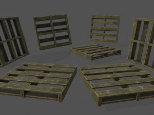 wood pallet 3D Model