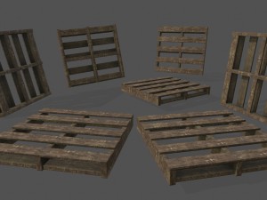 wood pallet 3D Model