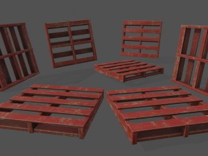 wood pallet 3D Model