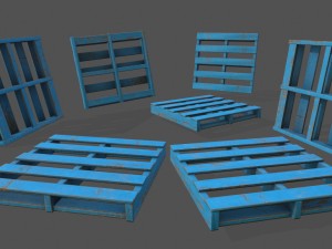 wood pallet 3D Model