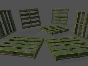wood pallet 3D Model