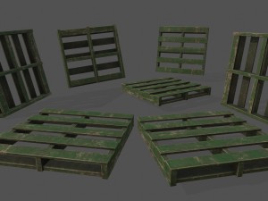 wood pallet 3D Model