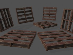 wood pallet 3D Model