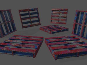 wood pallet 3D Model