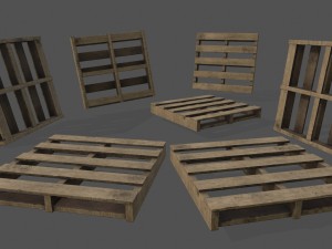 wood pallet 3D Model