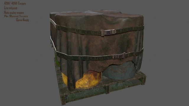 military material 3D Model .c4d .max .obj .3ds .fbx .stl .blend