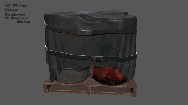 military material Modelo 3D .c4d .max .obj .3ds .fbx .stl .blend 