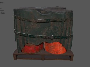 material militar Modelo 3D