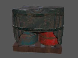 military material Modelo 3D
